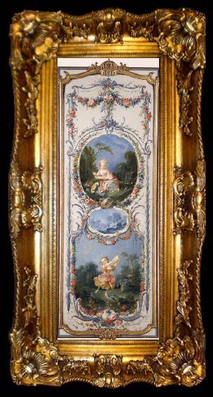 framed  Francois Boucher The Arts and Sciences, ta009-2